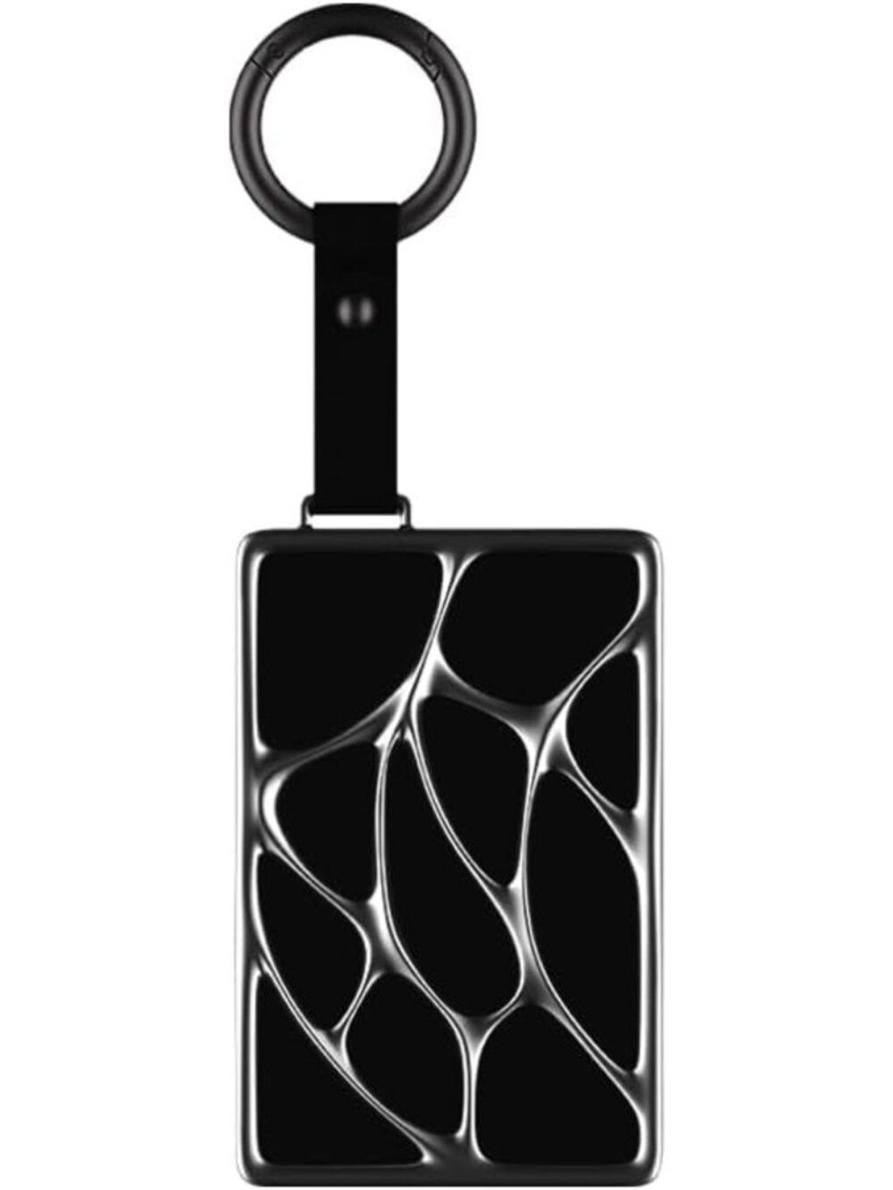 Sleek Silver Car Key Card Holder | Stylish & Functional Accessory for Keys